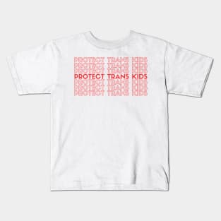 Protect Trans Kids Red Kids T-Shirt